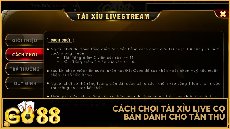 Tính năng nổ hũ độc quyền với dãy xúc xắc đặc biệt mang lại cơ hội trúng thưởng lớn bất ngờ tại Tài Xỉu Go88.