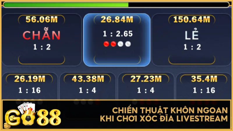 Một số chiến thuật khôn ngoan khi chơi Xóc Đĩa Livestream
