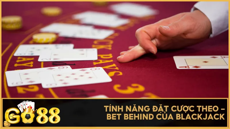 Tính năng Đặt cược theo - Bet Behind của Blackjack