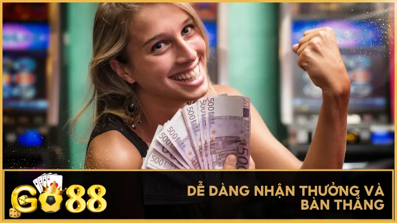 Sân chơi GO88 cũng tạo nhiều phần thưởng cho người tham gia