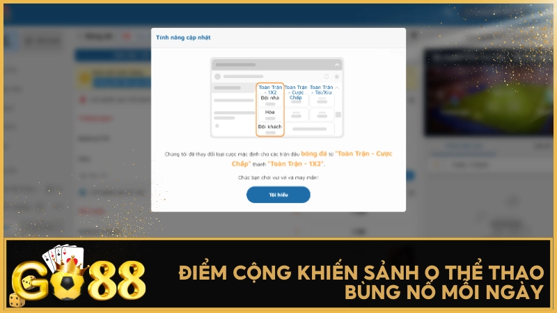 Chỉ vài thao tác để lọc bộ môn, giải đấu và trận cầu bạn muốn cược.