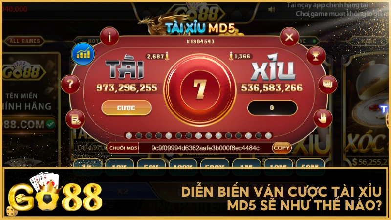Diễn biến ván cược Tài Xỉu MD5 sẽ như thế nào?