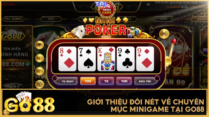 Giới thiệu đôi nét về chuyên mục Minigame tại GO88