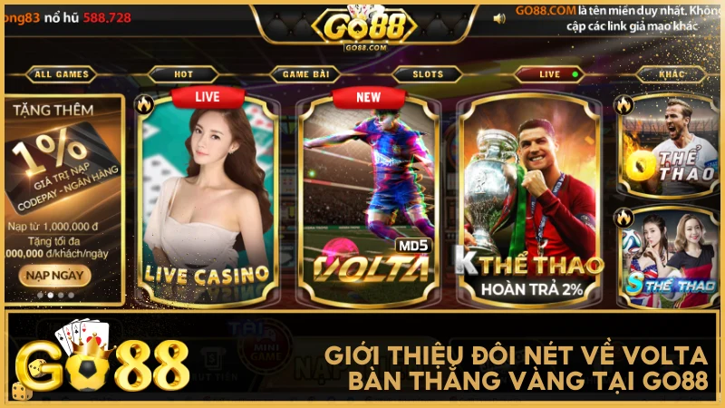 Giới thiệu đôi nét về Volta - Bàn Thắng Vàng tại GO88