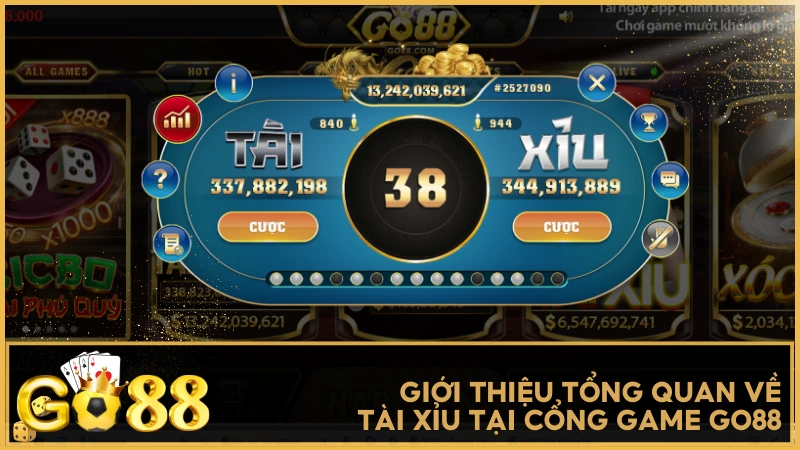 Giới thiệu tổng quan về Tài Xỉu tại cổng game GO88