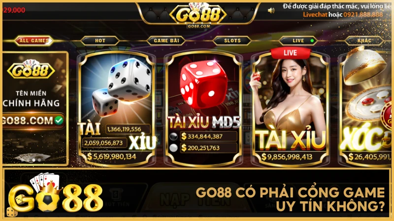 GO88 có phải cổng game uy tín không?