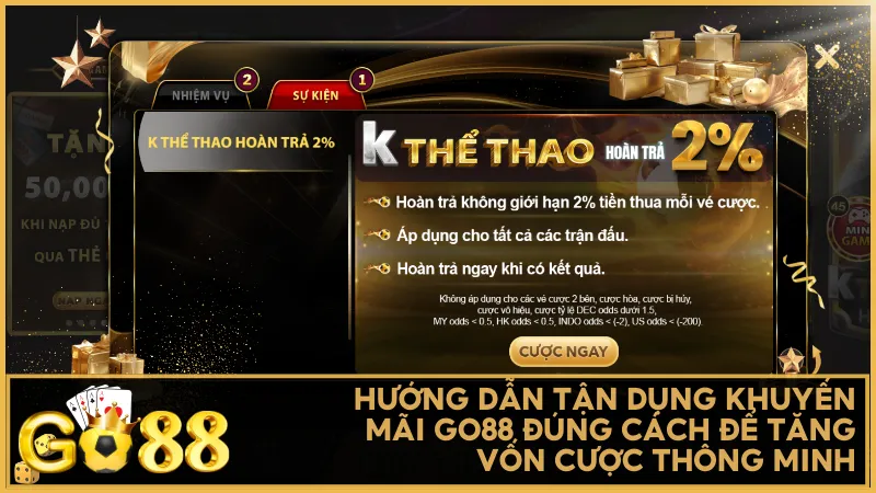 Thực hiện đúng quy trình giúp người chơi nhận thưởng nhanh chóng và không bỏ lỡ cơ hội khuyến mãi