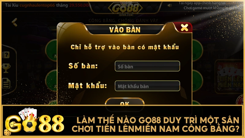 Làm thế nào GO88 duy trì một sân chơi Tiến Lên Miền Nam công bằng?