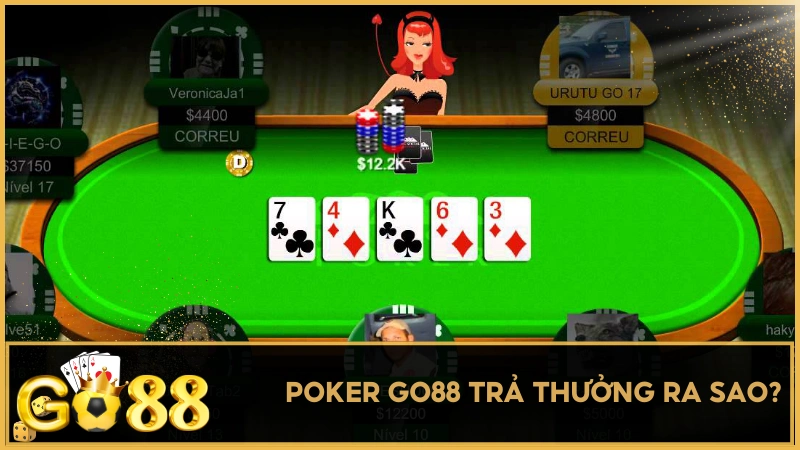 Poker GO88 trả thưởng ra sao?