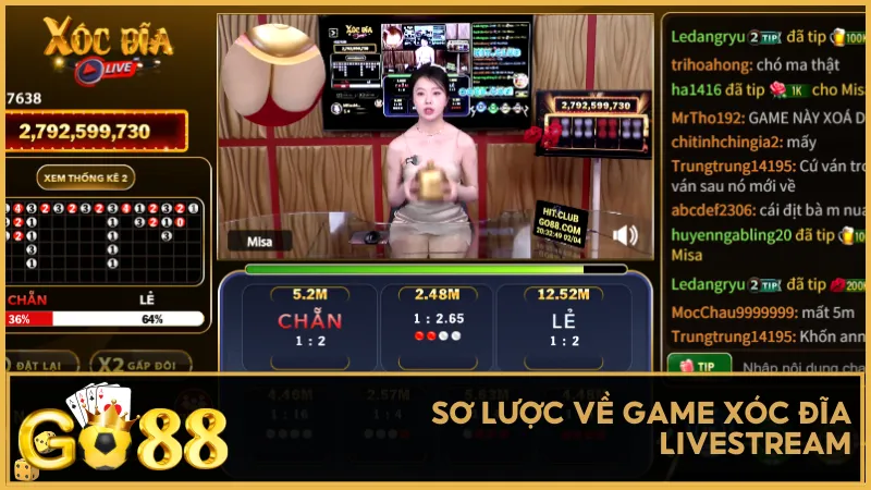 Phiên bản Xóc Đĩa Livestream tại Go88 tái hiện chân thực không khí dân gian qua công nghệ hiện đại.