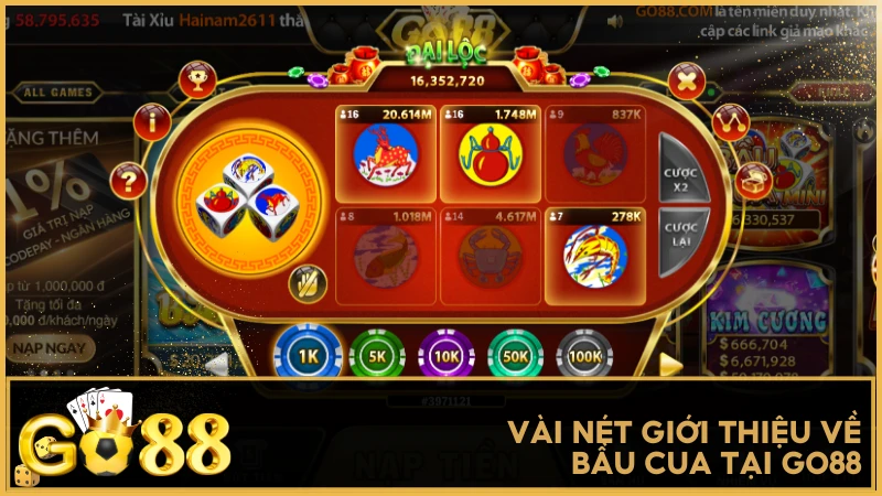 Vài nét giới thiệu về Bầu Cua GO88
