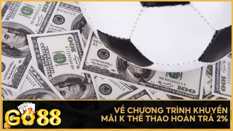 Về chương trình khuyến mãi K Thể thao hoàn trả 2%